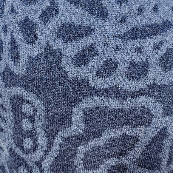 Marimekko Navy Floral Knit Mini Skirt - Picture 3 of 5